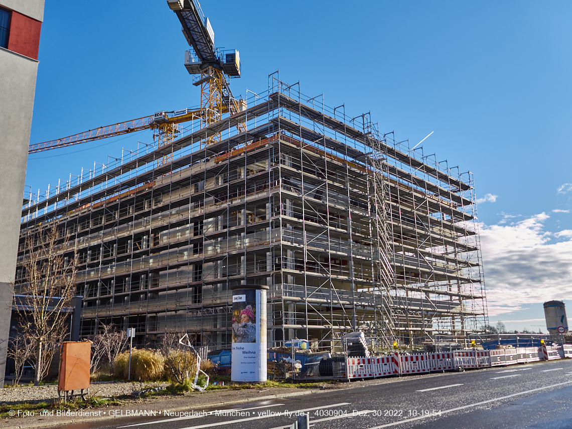 30.12.2022 - Baustelle R.EVO in Neuperlach-Süd